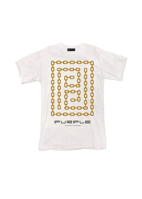 PURPLE BRAND MEANDER CHAIN COCONUT S/S TEE - Clique Apparel