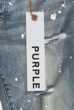 Load image into Gallery viewer, Purple - P001 Light Indigo Paint Jeans