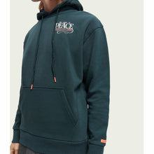 Load image into Gallery viewer, Scotch &amp; Soda - Artwork Felpa Hoodie Space Green