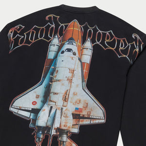 Godspeed -  Lift Off LS T-Shirt (Black Wash)