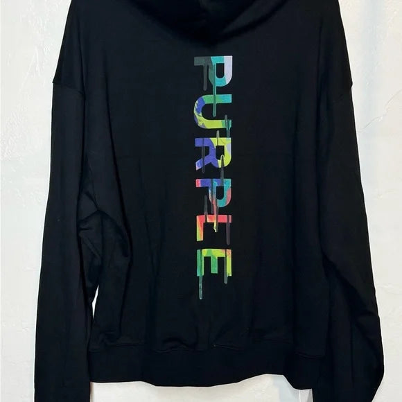 Purple- rainbow hoodie - Clique Apparel