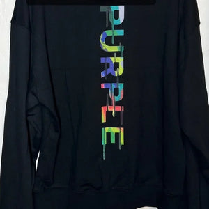 Purple- rainbow hoodie