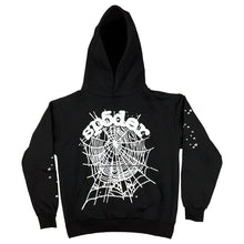 Load image into Gallery viewer, Sp5der - OG Web Hoodie Black/White - Clique Apparel