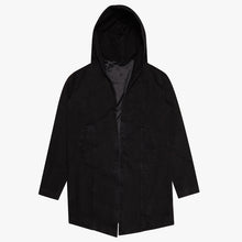 Load image into Gallery viewer, Valabasas - "Kreed" Denim Trenchcoat - Black Wash