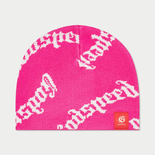 Godspeed - Og Logo Beanie Pink - Clique Apparel
