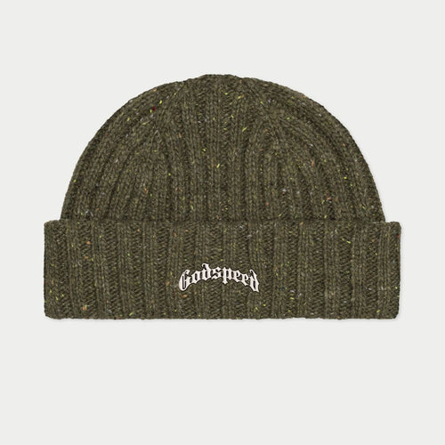 Godspeed - Og Logo Emblem Beanie (Olive Speckle)