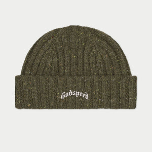 Godspeed - Og Logo Emblem Beanie (Olive Speckle)