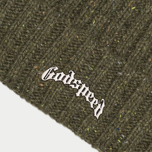 Godspeed - Og Logo Emblem Beanie (Olive Speckle)