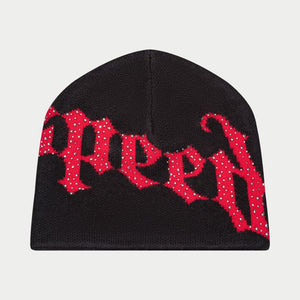 Godspeed - Og Logo Studded Beanie BLk/RED