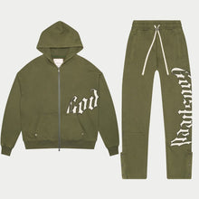 Load image into Gallery viewer, Godspeed - OG Logo Sweatsuit V2 (Olive)