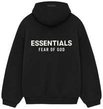 Load image into Gallery viewer, Essentials - Hoodie - Black