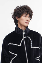 Load image into Gallery viewer, Valabasas - Eden Velour Jacket - Black