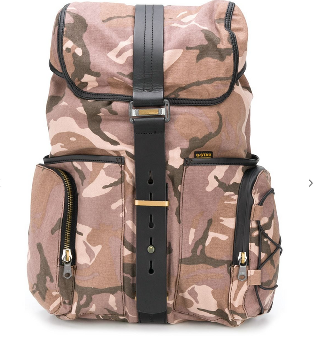 G-Star Raw Vaan Dast Backpack - Camo and Bronze Green - Unisex - Clique Apparel