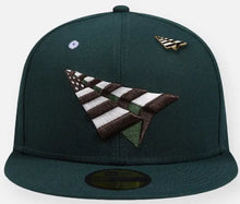 Load image into Gallery viewer, Paper Planes Crown 9 Fifty Snapback Hat - Green