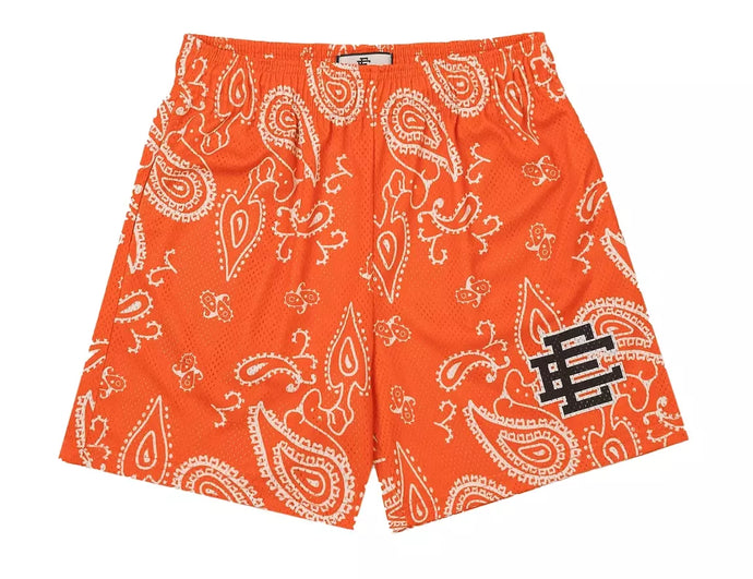 EE Shorts - Paisley Orange