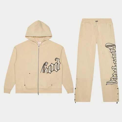 Godspeed - OG Logo Sweatsuit V2 (Creme/Bone) 2025