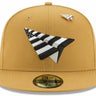 Paper Planes Roc Nation Panama Tan Crown Fitted - Clique Apparel