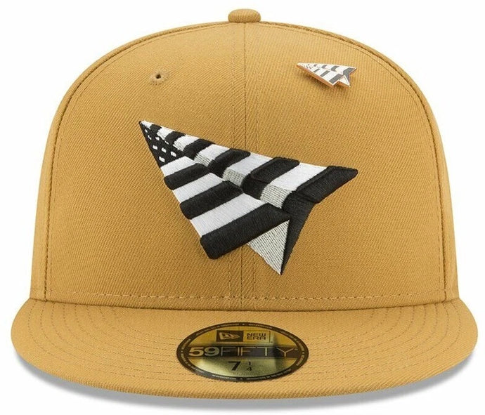 Paper Planes Roc Nation Panama Tan Crown Fitted