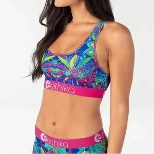 Ethika - Women Loopy Flowers Sports Bra