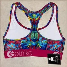 Load image into Gallery viewer, Ethika - Women Loopy Flowers Sports Bra