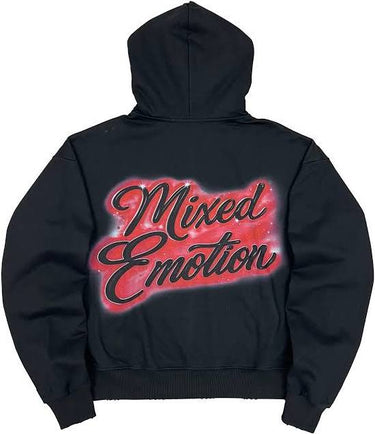 Mixed Emotion - Unevelid Hoodie - Black - Clique Apparel