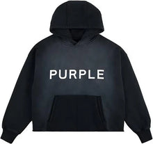 Load image into Gallery viewer, PURPLE BRAND - Heavyweight Fleece Hoodie - Black