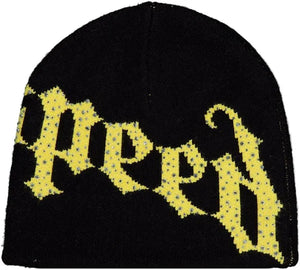 Godspeed - Og Logo Emblem Beanie (Black/Yellow)