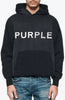 PURPLE BRAND - Heavyweight Fleece Hoodie - Black - Clique Apparel