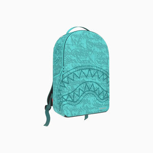 Sprayground Aqua Embossed Graffiti DLXSV Backpack - Clique Apparel