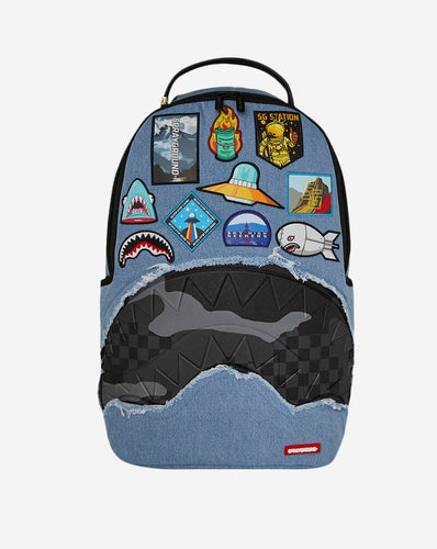 Sprayground - Denim Tear 3 AM Patches DLXSV Backpack