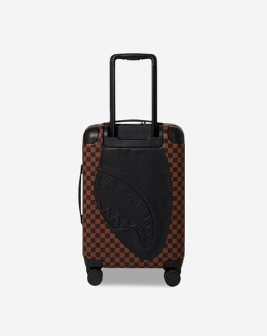 Sprayground - JetStream Brown Carry On Hard Luggage - Clique Apparel