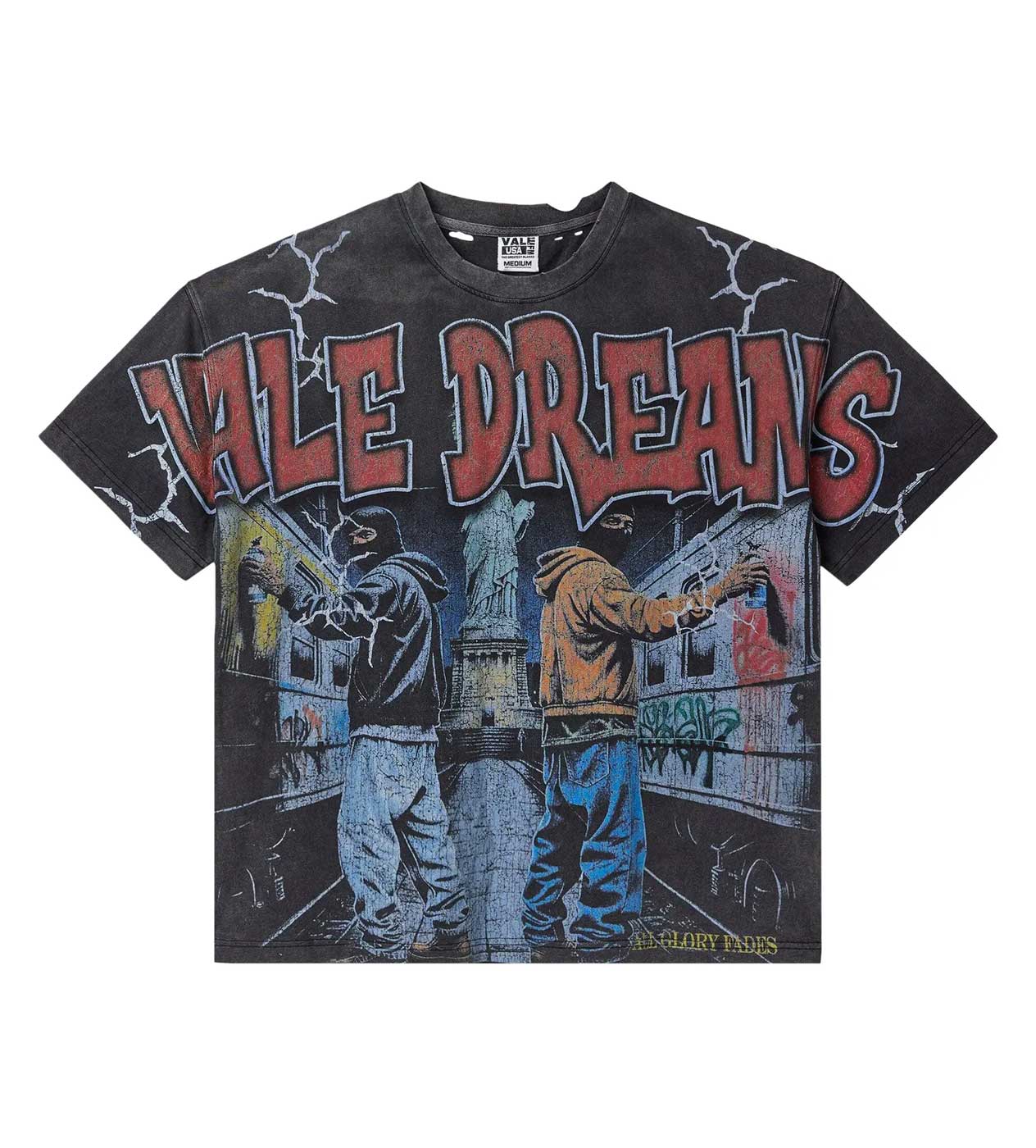 Valley - Forever Tag Big Tee Black - Clique Apparel