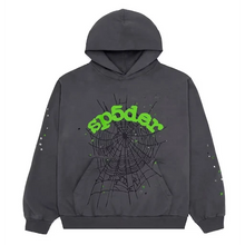 Load image into Gallery viewer, Sp5der - Wait Web Hoodie Slate Grey - Clique Apparel