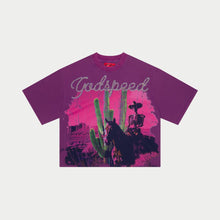 Load image into Gallery viewer, Godspeed - Cactus T-shirt- Purple