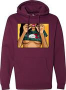 Load image into Gallery viewer, Bluntlicker Hoodie Maroon - Unisex - Clique Apparel