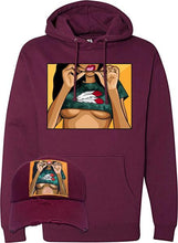 Load image into Gallery viewer, Bluntlicker Hoodie Maroon - Unisex - Clique Apparel