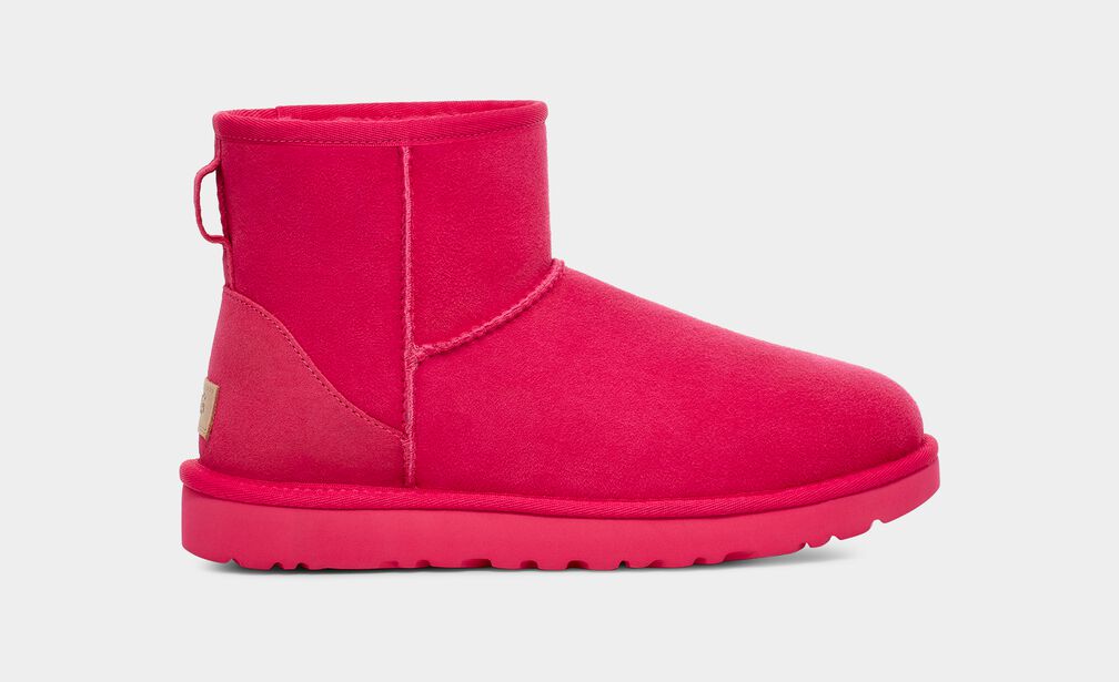 Ugg Women Classic Mini II (Hot Pink) Clique Apparel