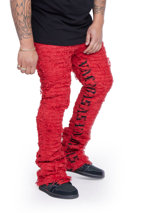 Valabasas - Stacked Ironic - Red Washed - Clique Apparel