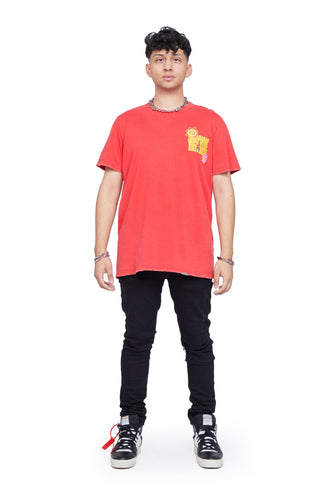 Valabasas - Keep Growing Vintage Tee - Red - Clique Apparel