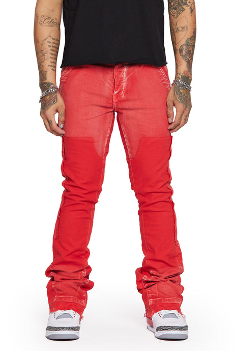Valabasas - Stacked Alpha - Red - Clique Apparel