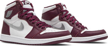 Load image into Gallery viewer, Nike - Air Jordan 1 Retro High OG Sneakers - Bordeaux/Metallic Silver/White - Clique Apparel