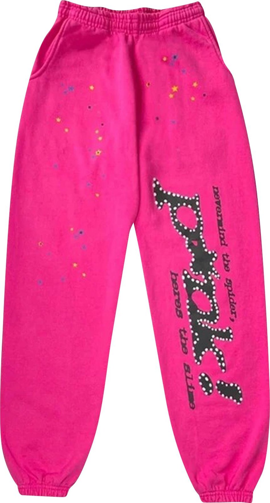 Sp5der - Sweatpants - Pink