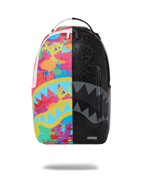 Sprayground Embossed Shark Traveler Backpack (DLXV)