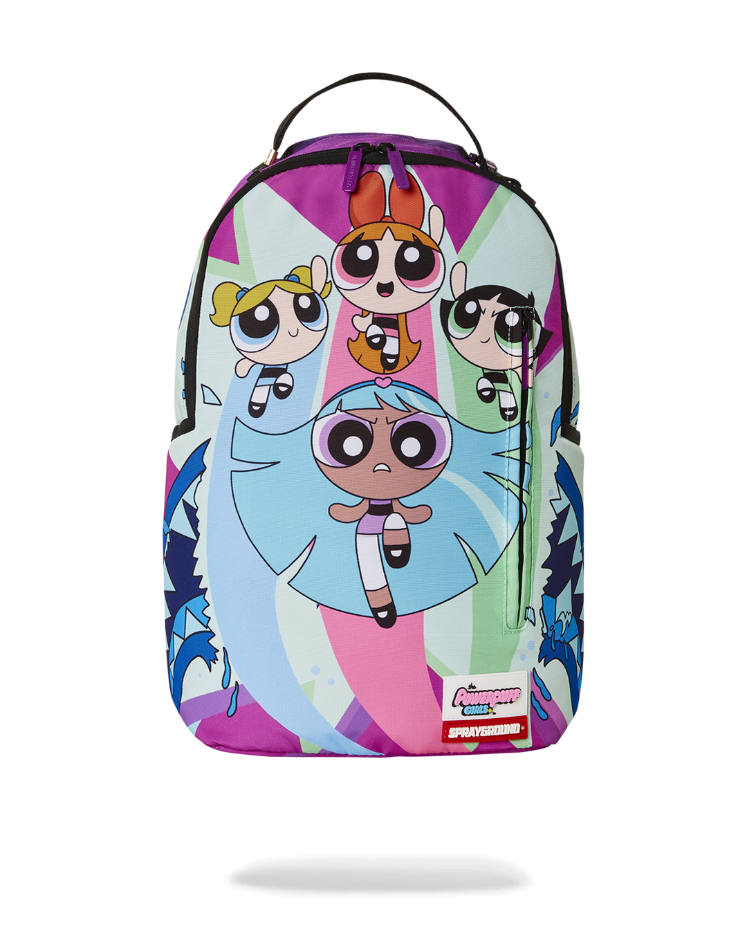 Sprayground Powerpuff Girls Monster Shark Backpack Clique Apparel