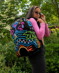 Sprayground Neon Dragon Backpack for Men