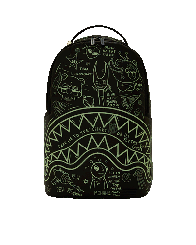 Sprayground - Glow the Space Backpack (Glow in the Dark Effect) - Clique Apparel