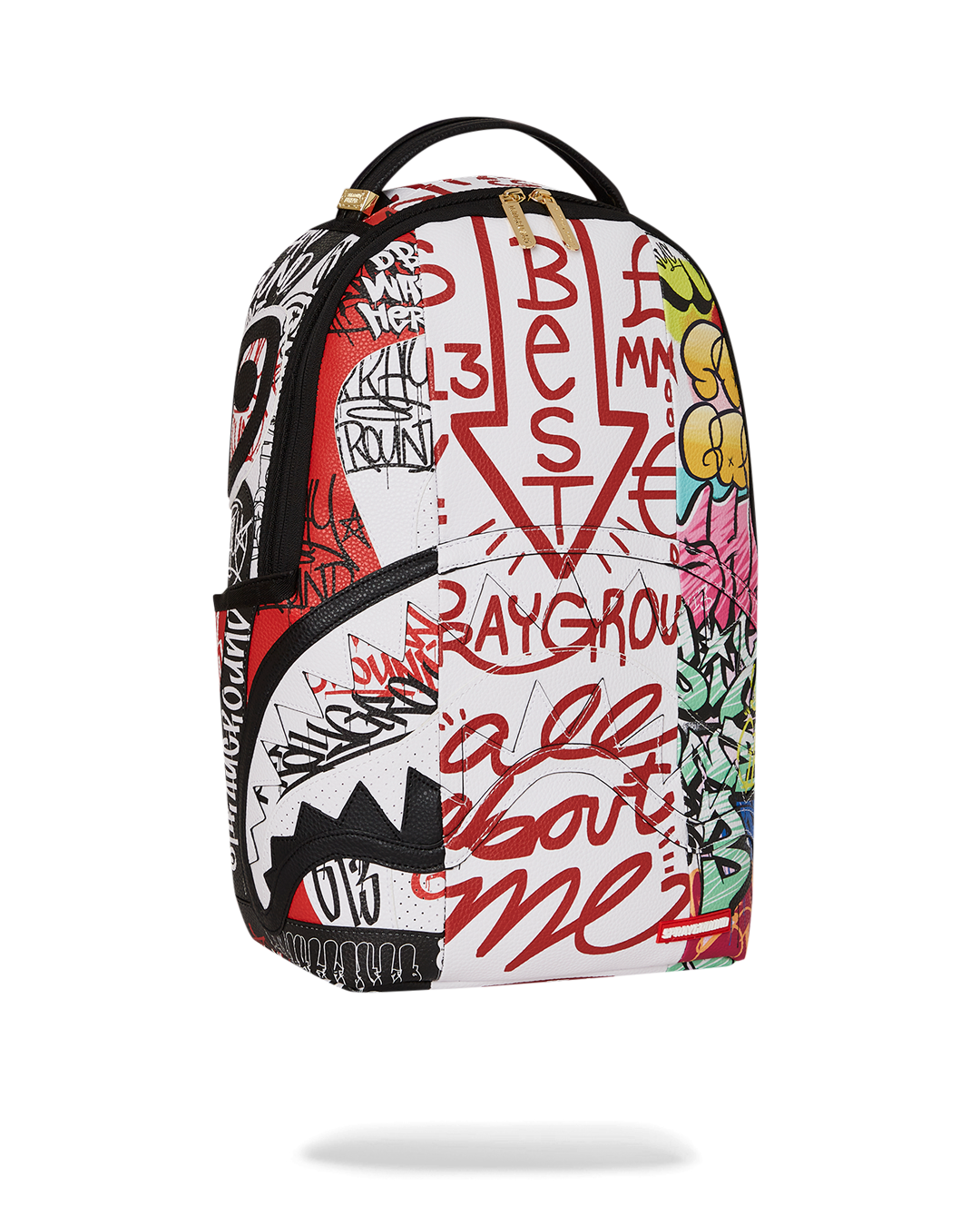 Sprayground Men Tri Split Red Duffle Bag (Red)