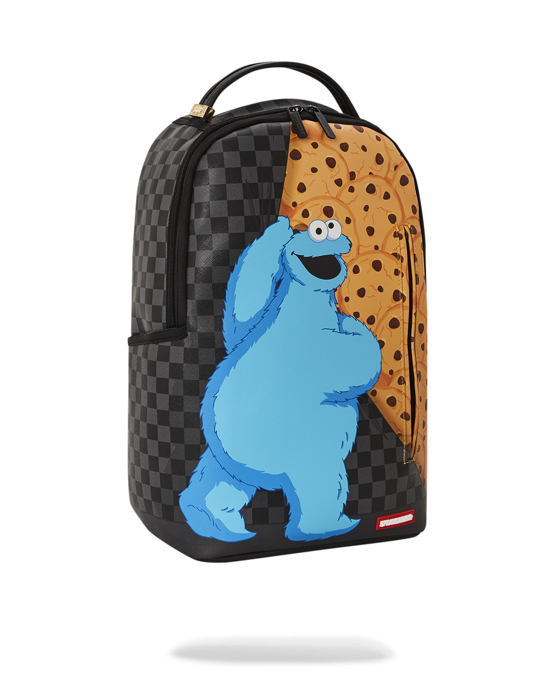 Sprayground Cookie Monster Backpack Sesame Street Blue Laptop Books School  Bag
