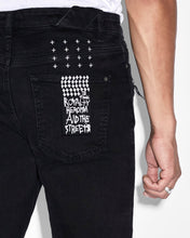 Load image into Gallery viewer, KSUBI - CHITCH BONEYARD BLACK JEANS - Clique Apparel