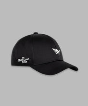 Load image into Gallery viewer, Paper Plane - More Love Satin Dad Hat - Black - Clique Apparel